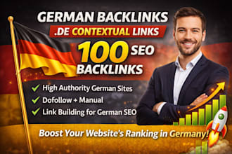 create high quality german contextual backlinks on de sites for SEO
