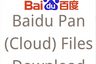 download files from baidu pan and quark cloud for you