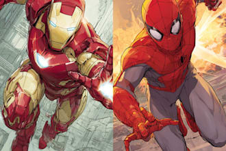 draw you dc or marvel style comic book and superhero