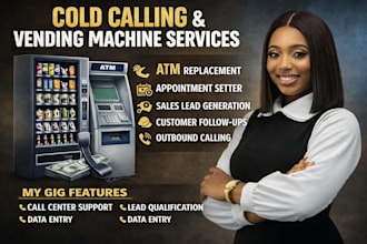 cold calling vending machine, vending machine locator, vending machine placement