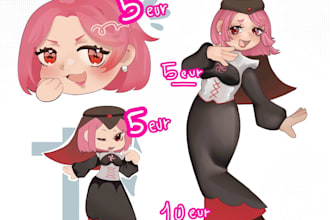 draw your chibi character