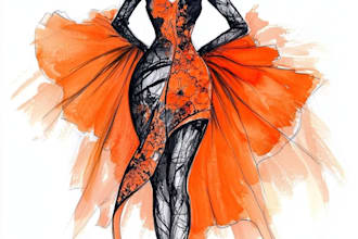 draw fashion illustration, design collections