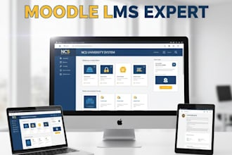 setup moodle lms and manage complete course development and integration