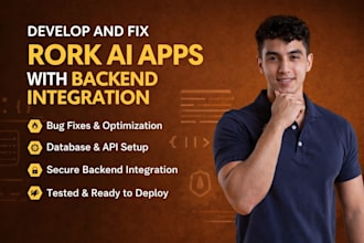 develop and fix rork ai apps with backend integration