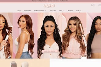 build hair extension shopify store hair extension website hair extension store