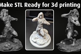 edit stl file fix 3d model mesh repair 3d cad design ready for 3d printing