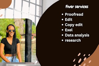 proofread and edit your text for clarity