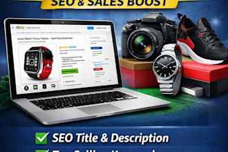 do SEO optimized ebay product listing