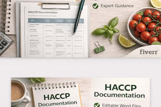 create haccp documentation and food safety templates for your business