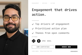 analyze employee engagement and exit interview data