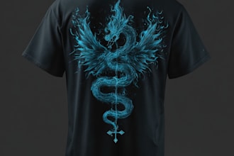 do creative tshirt and custom t shirt logo design