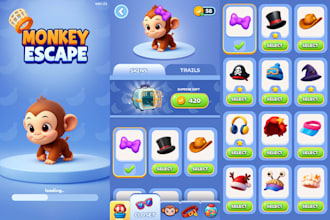 boost your mobile game with clean, fun, and professional UI game design