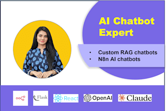 build a n8n ai chatbot, custom rag chatbot for you