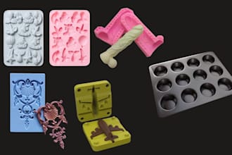 model silicone mold for soap casting chocolate candle jewelry resin on solidwork