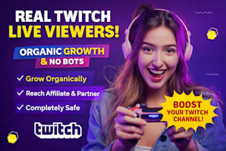 provide real twitch live viewers for affiliate push