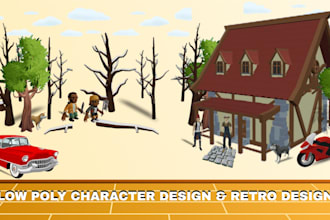 do ps1 retro character low poly 3d character y2k psk n64 gameart character