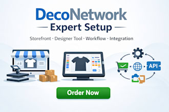 setup deconetwork store setup customization and integration
