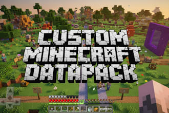 create custom minecraft data pack for your minecraft worlds