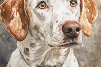 create an epic pet portrait dog portrait cat potrait