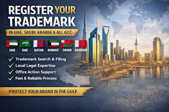 register your trademark in uae, saudi arabia and all gcc