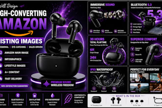 design amazon listing images