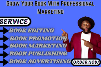 do book editing publishing marketing promotion and book advertising