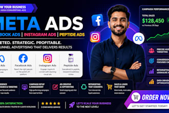 meta ads, instagram ads, fb ads, peptide ads, facebook advertising, marketing