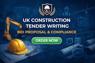 uk construction tender writing bid proposal writing compliance sme contract