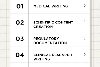 write professional medical and scientific content