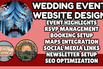 wordpress wedding event website wedding planner website event planning website