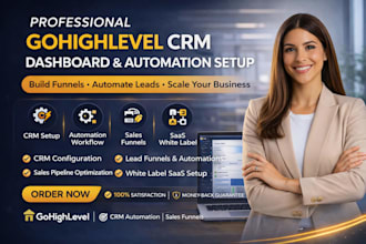 do gohighlevel dashboard customation ghl crm saas white label custom design