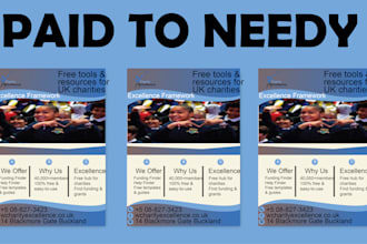 create professional and eye catching flyers