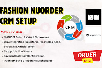 setup nuorder crm fashion salesforce monday freshsales keap sugarcrm oracle zoho