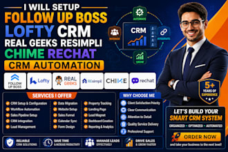 setup follow up boss lofty crm real geeks resimpli chime re chat crm automation