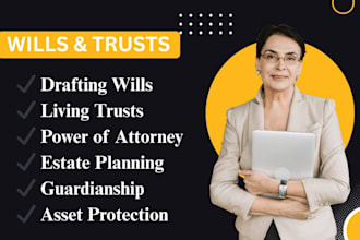 handle probate cases for wills, trusts,estates, inheritance, guardianship,assets