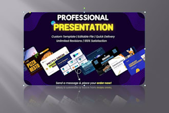 design modern presentation slides