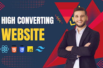 build and design a high performing react website