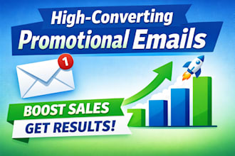 write high converting ecommerce promotional emails that sell