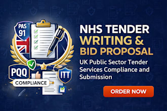 nhs tender writing bid proposal uk public sector tender services compliance