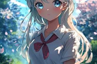 draw a anime character
