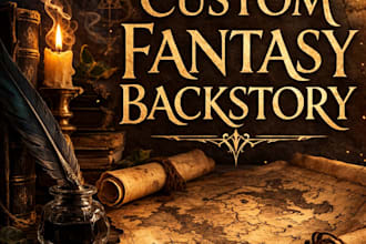 write a custom character backstory full of depth and lore