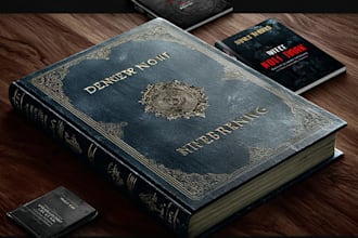 illustrate a professional book cover illustration