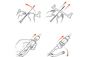make instruction manual, how to use and assembly instruction