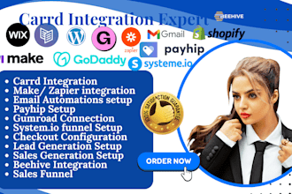 integrate your carrd with make zapier gumroad em ail automation sa les funnel
