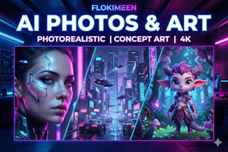 create stunning photorealistic ai images and custom character art