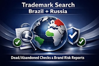 do dead abandoned trademark search brazil and russia for brand risk report