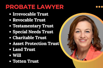 draft power of attorney, wills and trust, living wills