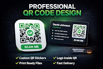 do qr code sticker card code calling
