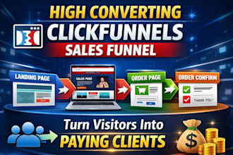 build a high converting clickfunnels sales funnel for leads and sales