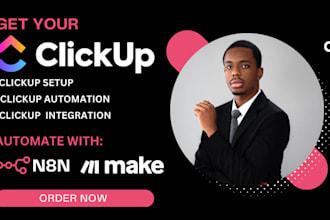 set up clickup workflow automation for remote teams and agencies